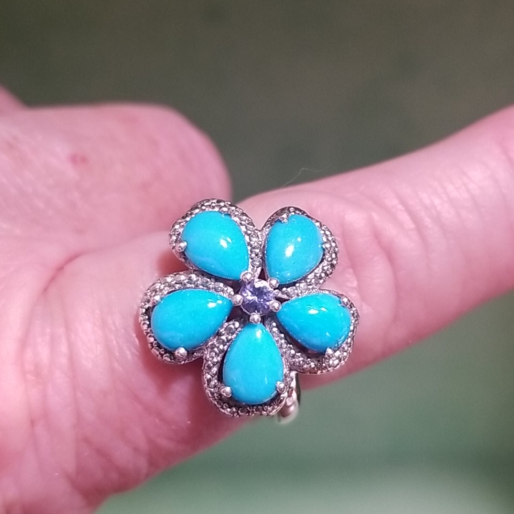 Sleeping Beauty turquoise ring NWT